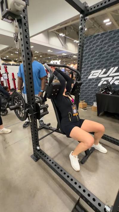 Rack attached Pullover Attachment for the cable Isolator ft. Voltra from Bulletproof Fitness