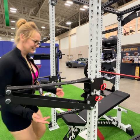 Collapsible spotter arms by @betitanfit