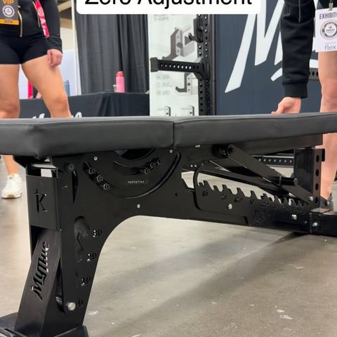 Zero Adjustment Zero Gap bench by @mythicequipment 😲