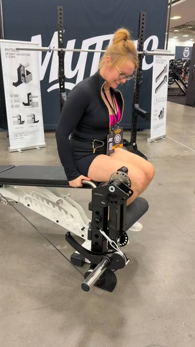 Mythic Leg Extension / Leg Curl Attachment at @homegymcon